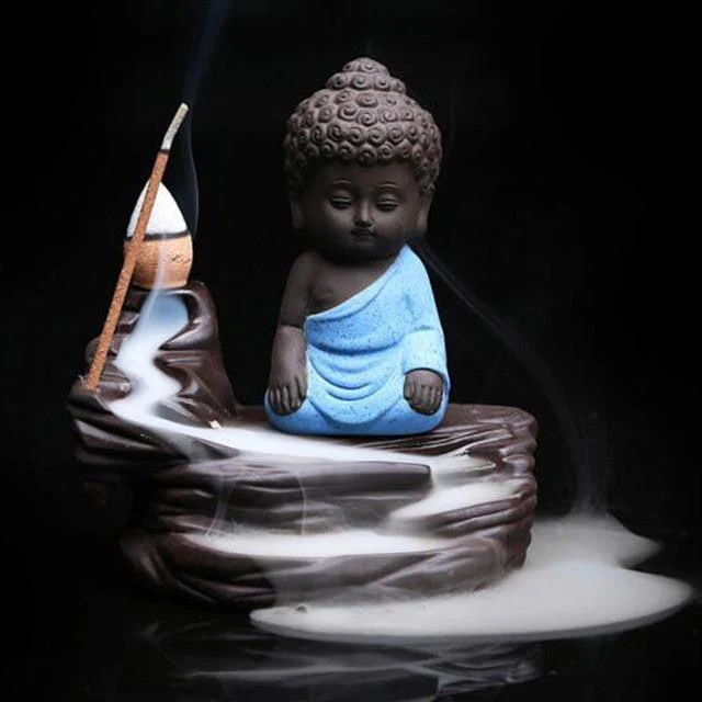Backflow Buddha Incense Burner - Image 3