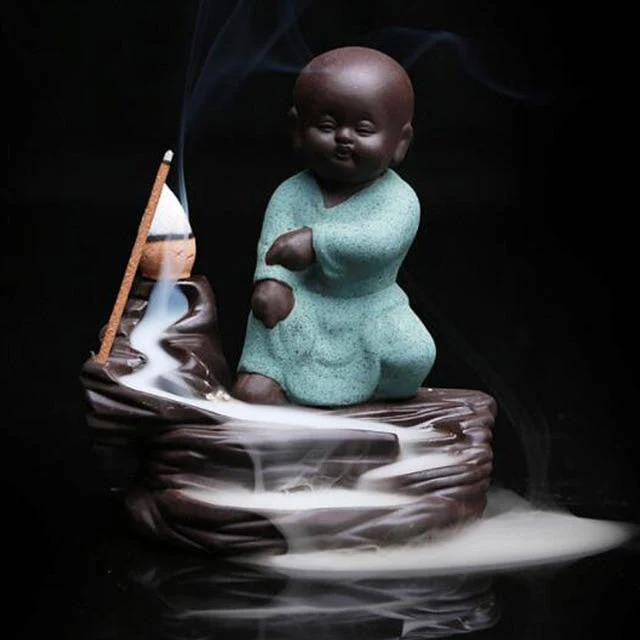 Backflow Buddha Incense Burner - Image 4