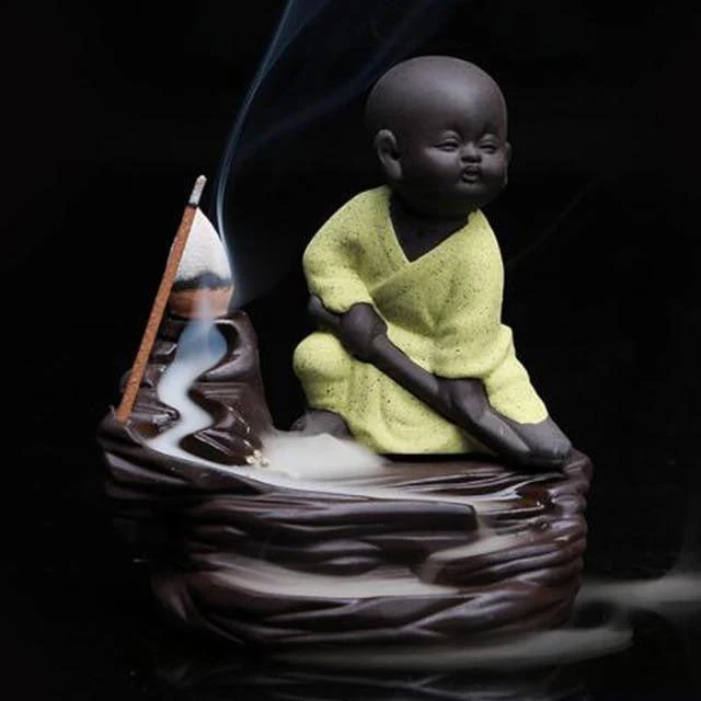 Backflow Buddha Incense Burner - Image 5