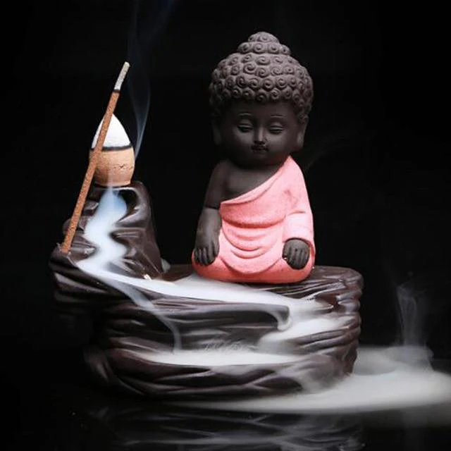 Backflow Buddha Incense Burner - Image 8