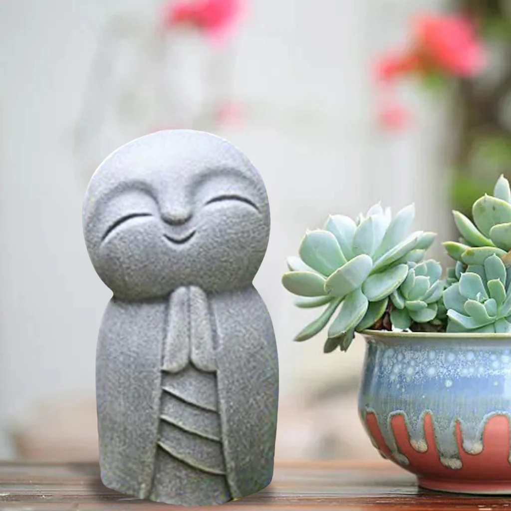 Japanese Jizo Garden Sculpture - Image 2