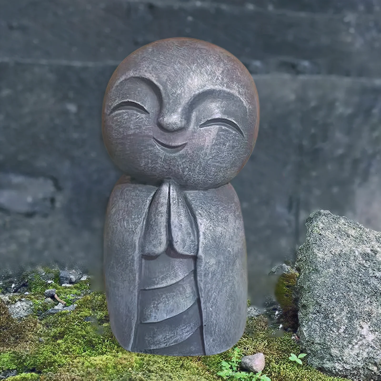 Japanese Jizo Garden Sculpture - Image 3