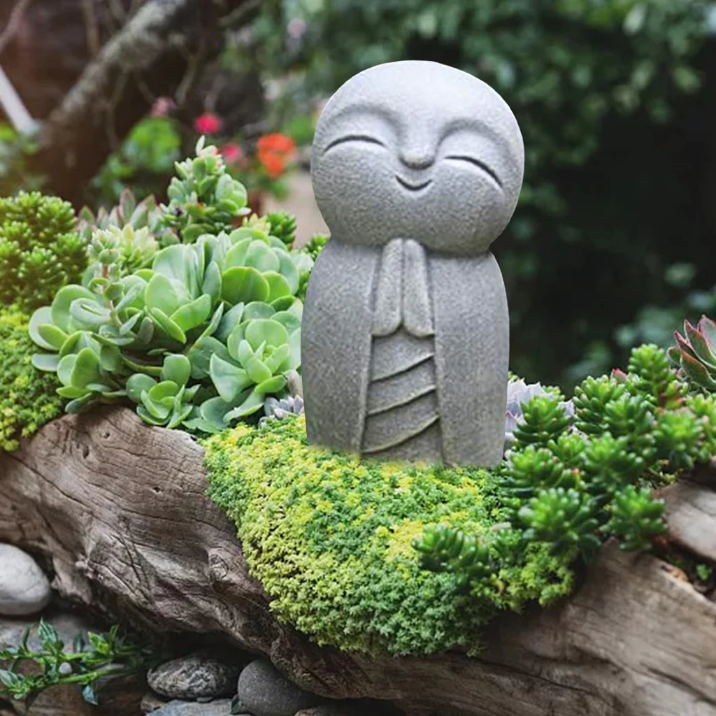Japanese Jizo Garden Sculpture - Image 7