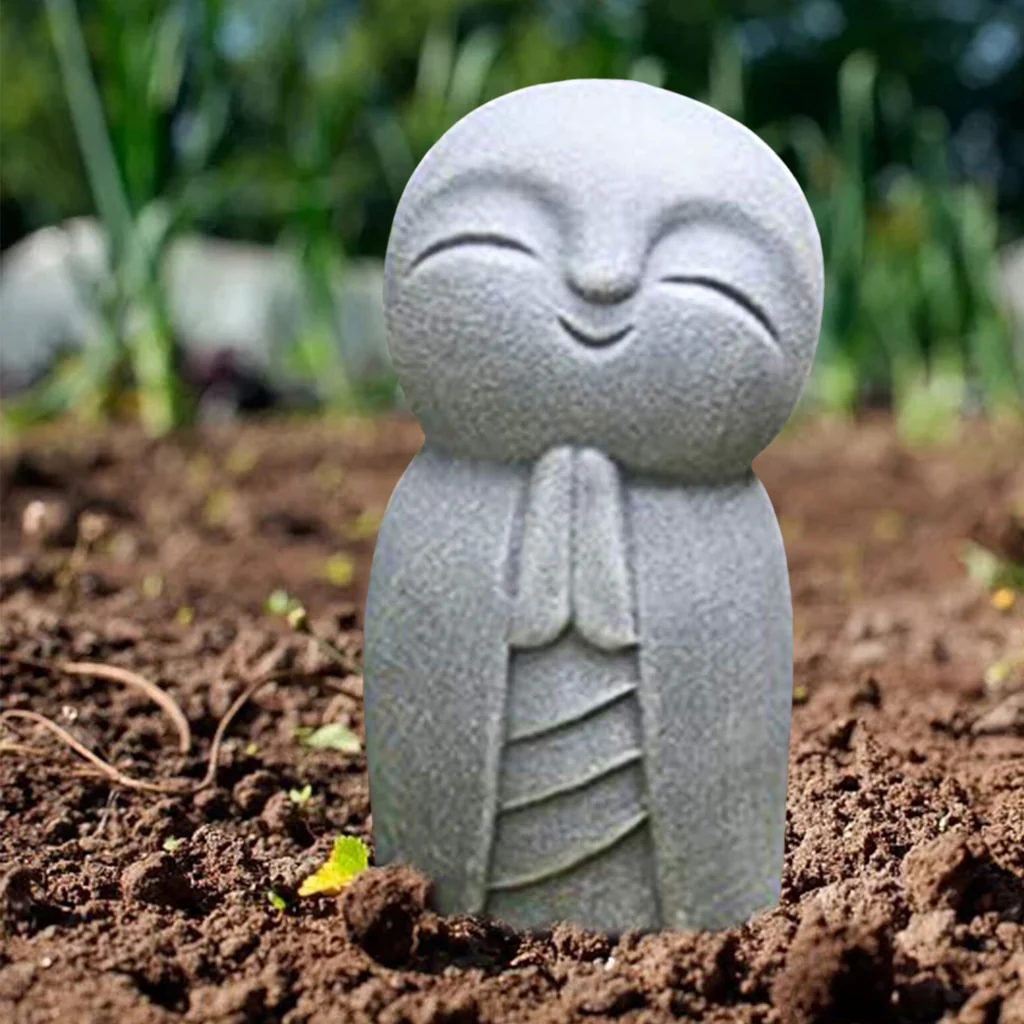 Japanese Jizo Garden Sculpture - Image 8