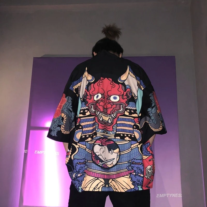 Japanese Modern Kimono Shirt - Image 12