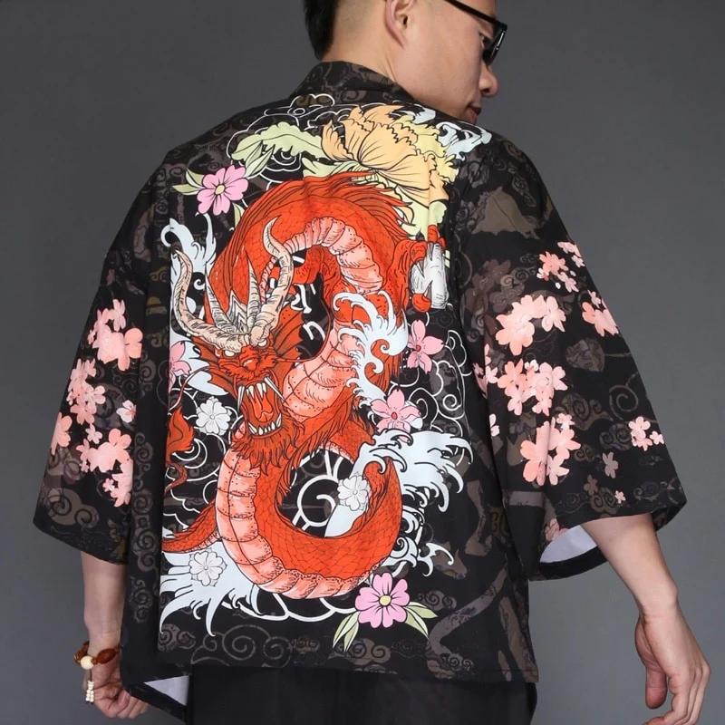 Japanese Modern Kimono Shirt - Image 17