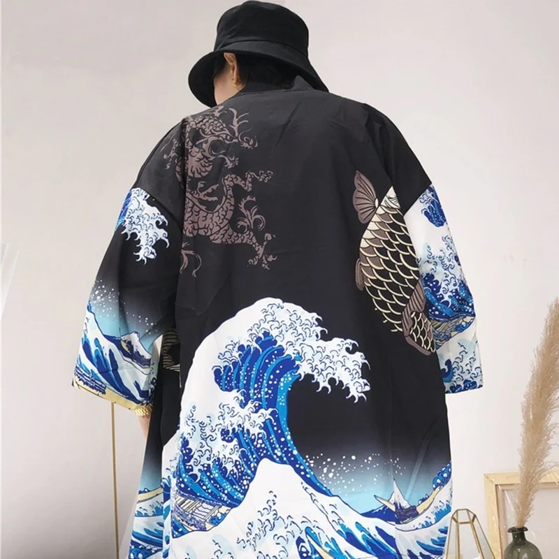 Japanese Modern Kimono Shirt - Image 18