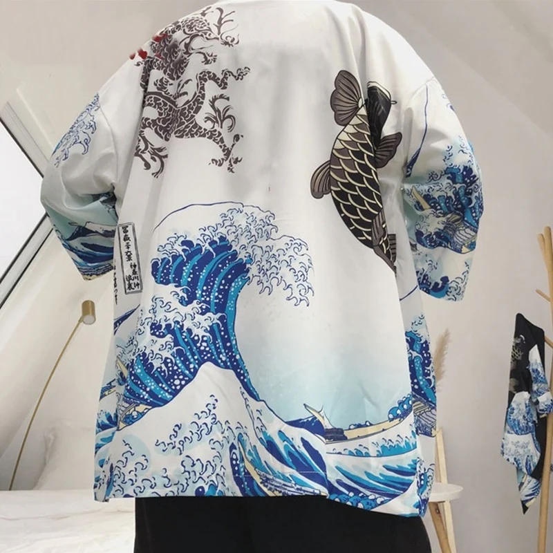 Japanese Modern Kimono Shirt - Image 21