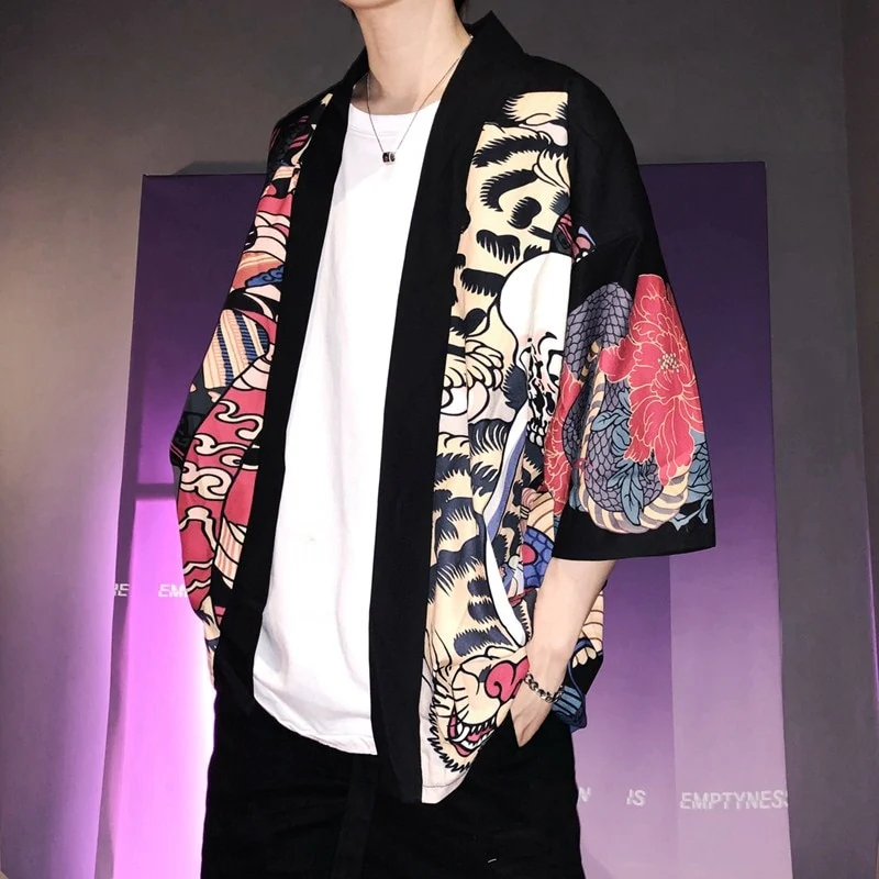 Japanese Modern Kimono Shirt - Image 40
