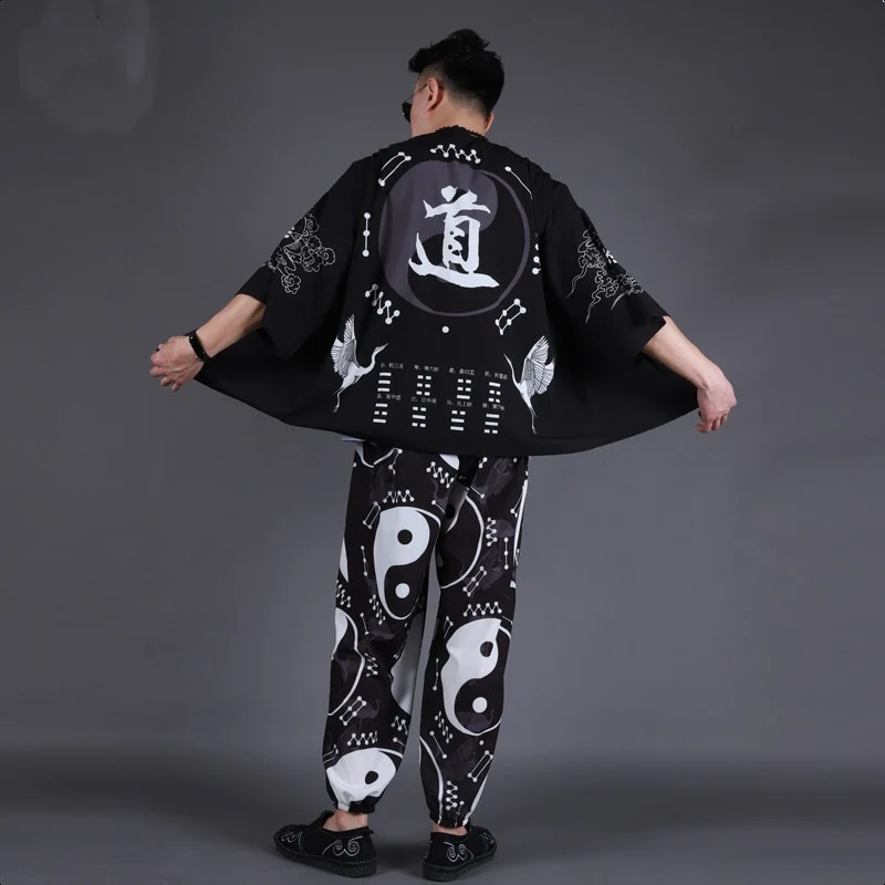 Japanese Modern Kimono Shirt - Image 42