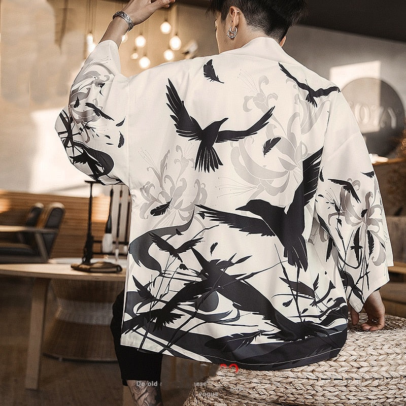 Japanese Modern Kimono Shirt - Image 52