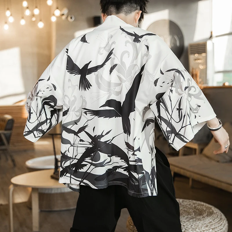 Japanese Modern Kimono Shirt - Image 55