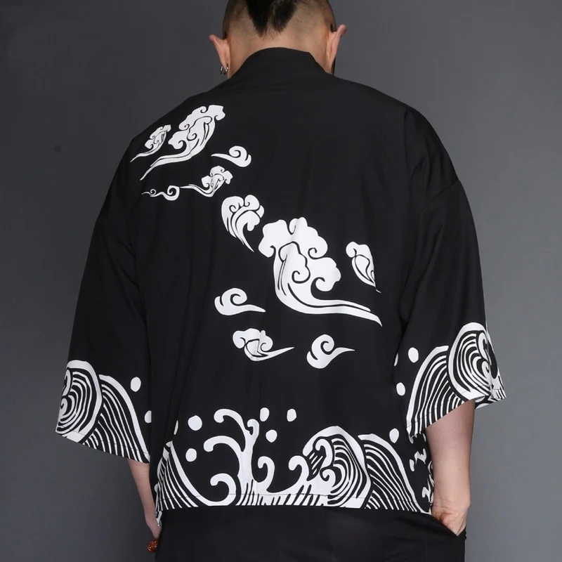 Japanese Modern Kimono Shirt - Image 56