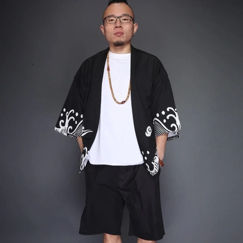 Japanese Modern Kimono Shirt - Image 57