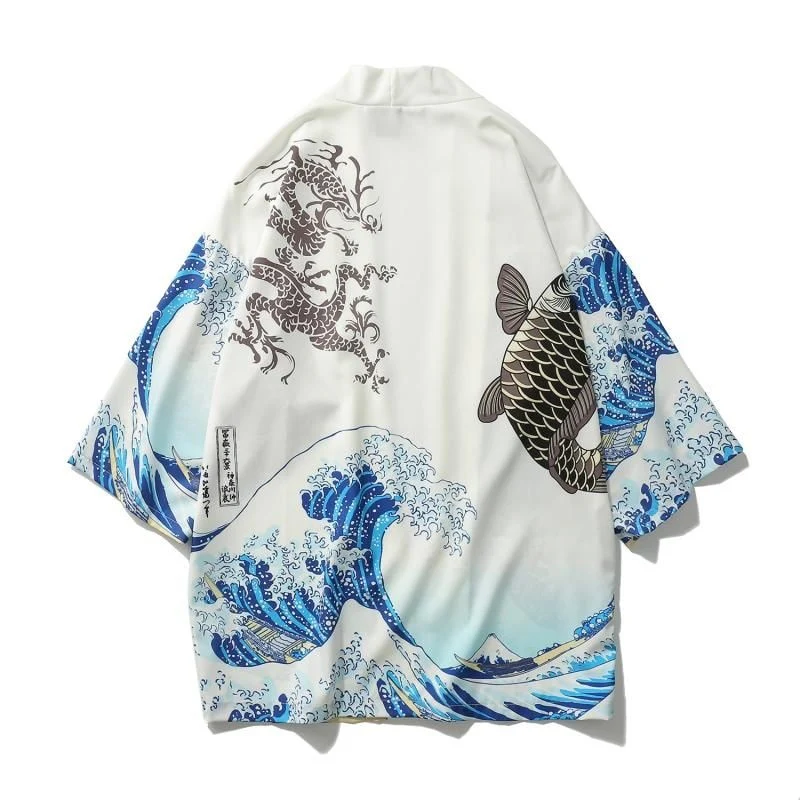 Japanese Modern Kimono Shirt - Image 70