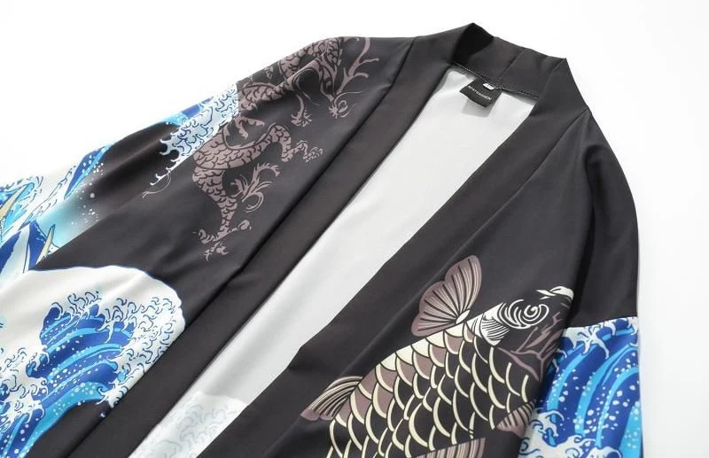 Japanese Modern Kimono Shirt - Image 77