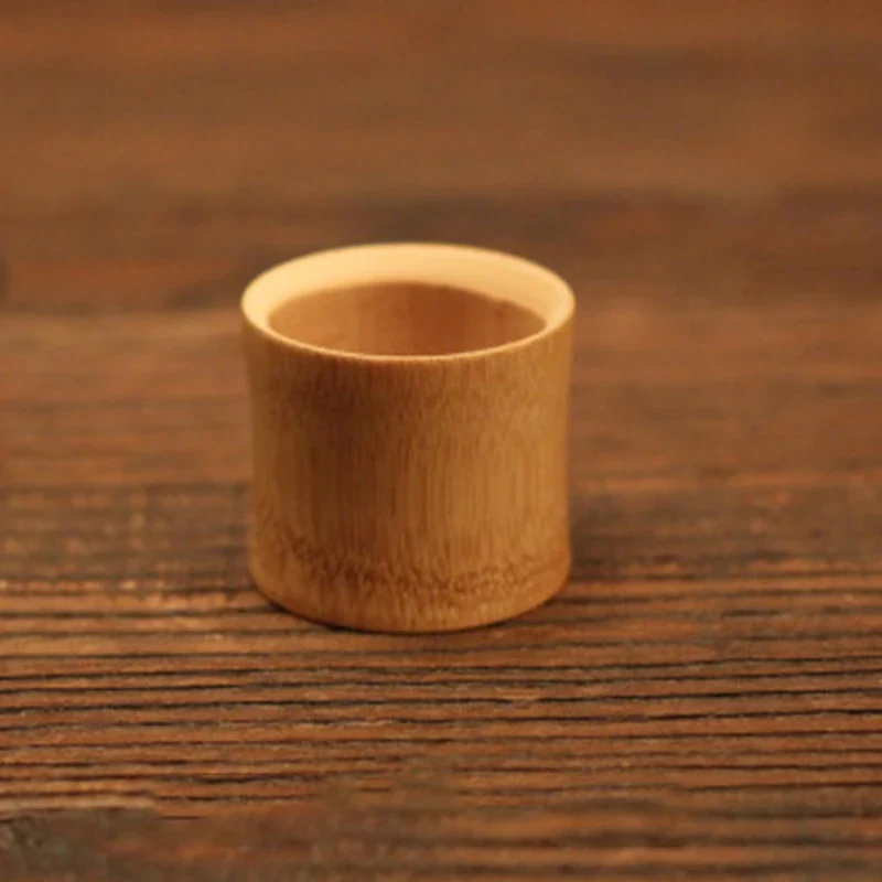 Natural Bamboo Carved Water Cup - Image 11