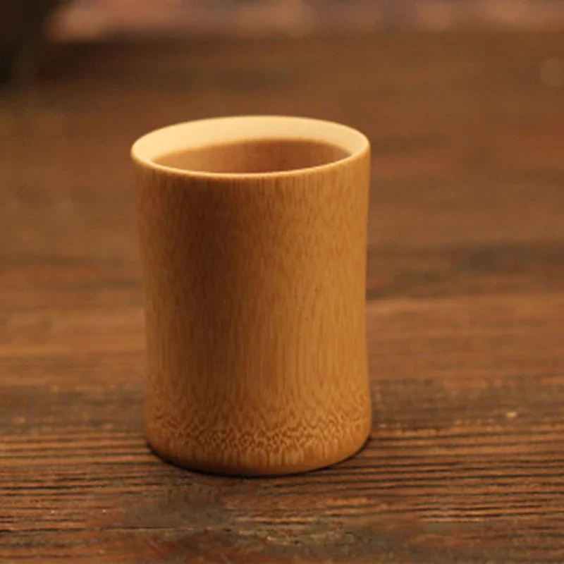 Natural Bamboo Carved Water Cup - Image 3