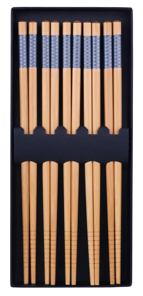Natural Bamboo Chopsticks 5 Pairs - Image 14