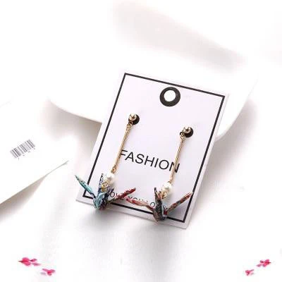 Kawaii Origami Crane Earrings - Image 13