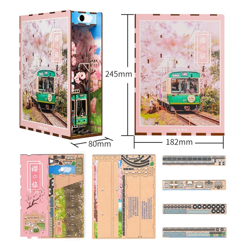 Sakura Station Book Nook DIY - Image 6