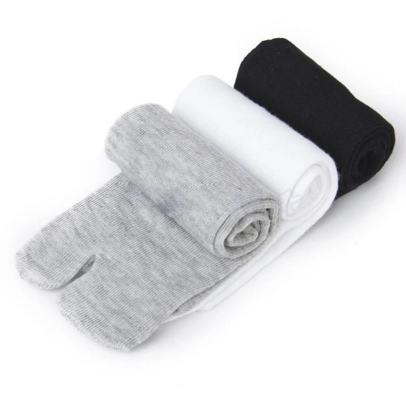 3 Pairs Japanese Split Toe Tabi Socks - Image 10