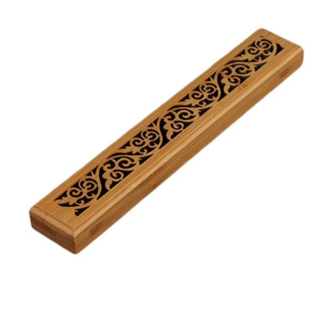 Traditional Wooden Incense Holder - Image 4