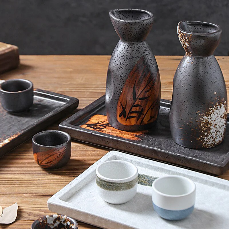 Vintage Japanese Ceramic Sake Set - Image 13