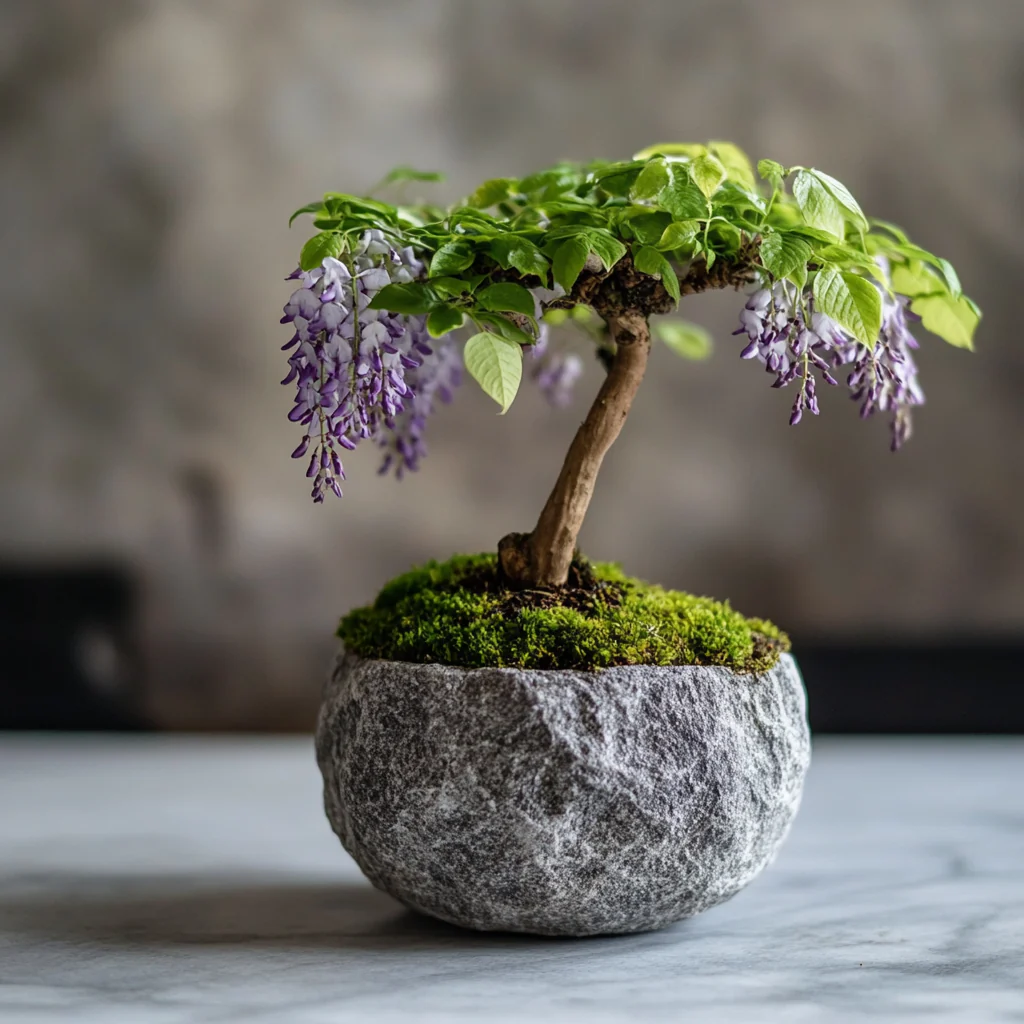 Wisteria Kokedama (Grown Bonsai) - Image 3