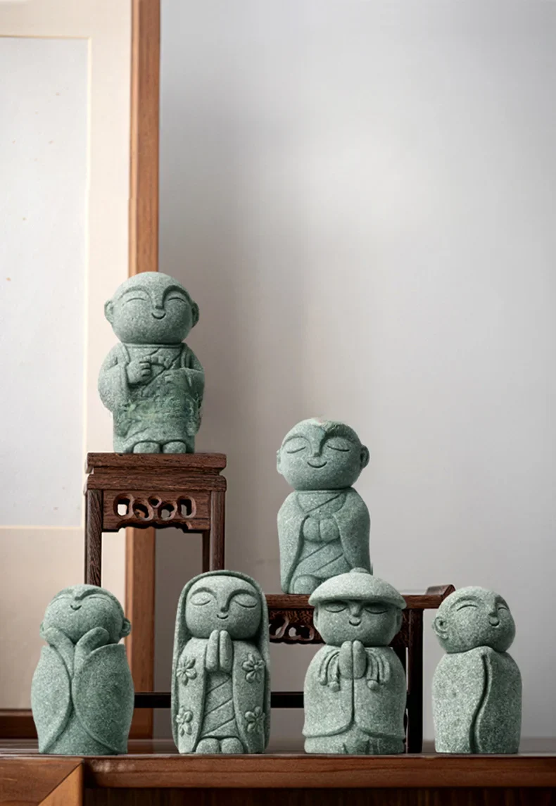 Zen Inspired Japanese Cute Little Monk Ornament - Image 18