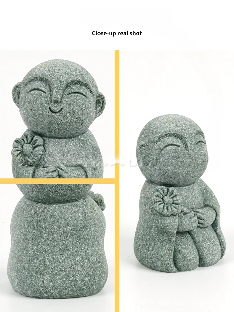 Zen Inspired Japanese Cute Little Monk Ornament - Image 22