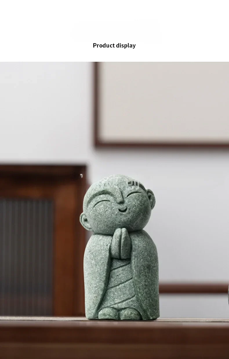 Zen Inspired Japanese Cute Little Monk Ornament - Image 23