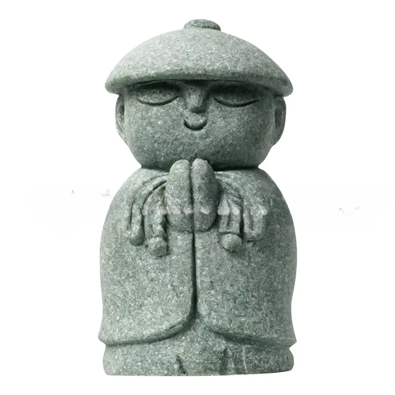 Zen Inspired Japanese Cute Little Monk Ornament - Image 6
